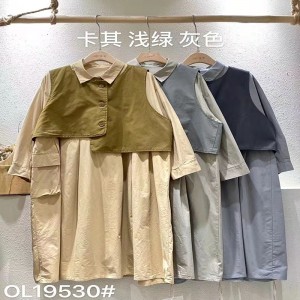 Design flessibile Minimalista Colore solido Casuale Colore Stampa cotone di colore e lino sovradimensionato personalizzato 19530 Camicie Camicie +