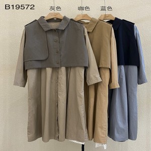 Disegno a cerniera Minimalista Colore solido Casuale Colore Stampato cotone di colore e lino sovradimensionato personalizzato 19572 Camicie Camicie +Waiscoat